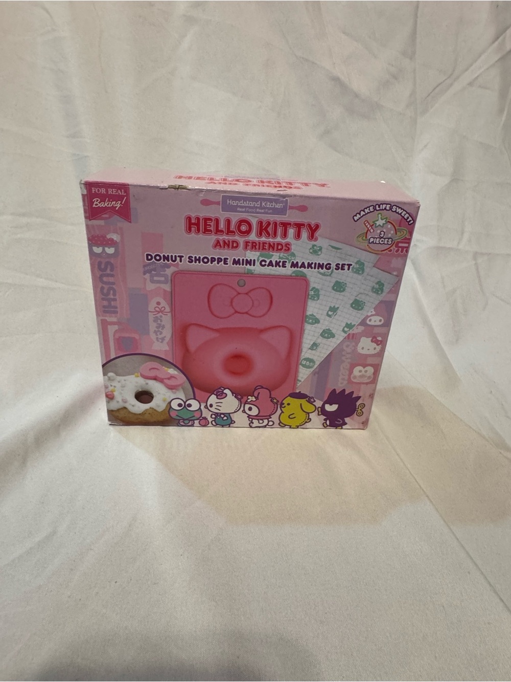Hello Kitty Pink Donut Shoppe Cake Mold Set
